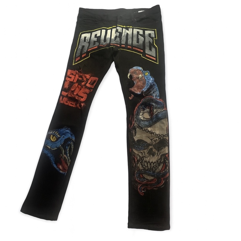 Los Angeles Apparel Men's Black Skinny Jeans